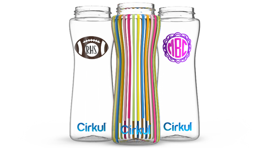 Custom 22oz. Plastic Bottle & Comfort Grip Lid 9mad5 z752y