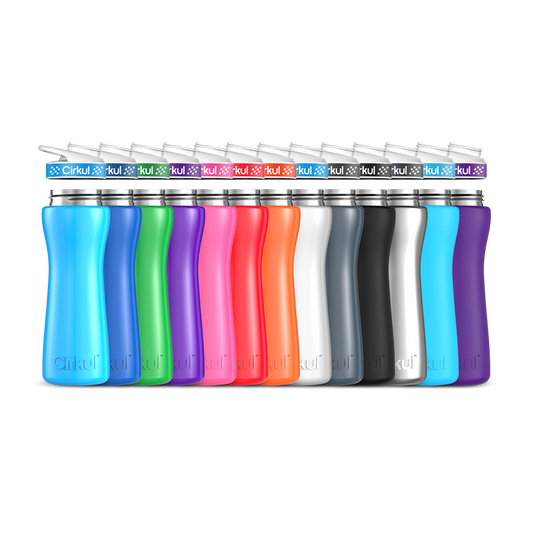 22oz. Stainless Steel Bottle & Comfort Grip Lid pgr8m