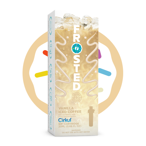 Frosted Vanilla Iced Coffee knzca